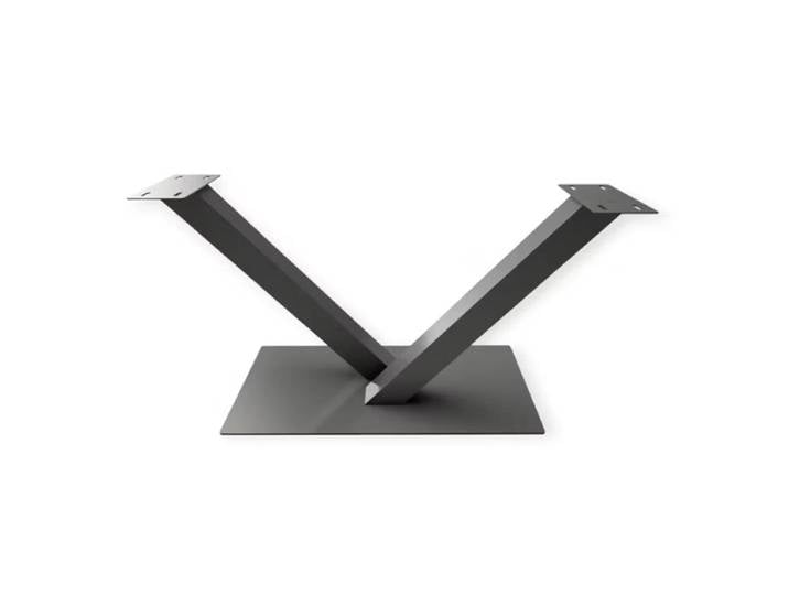 Tischgestell V-Form M aus Metall schwarz