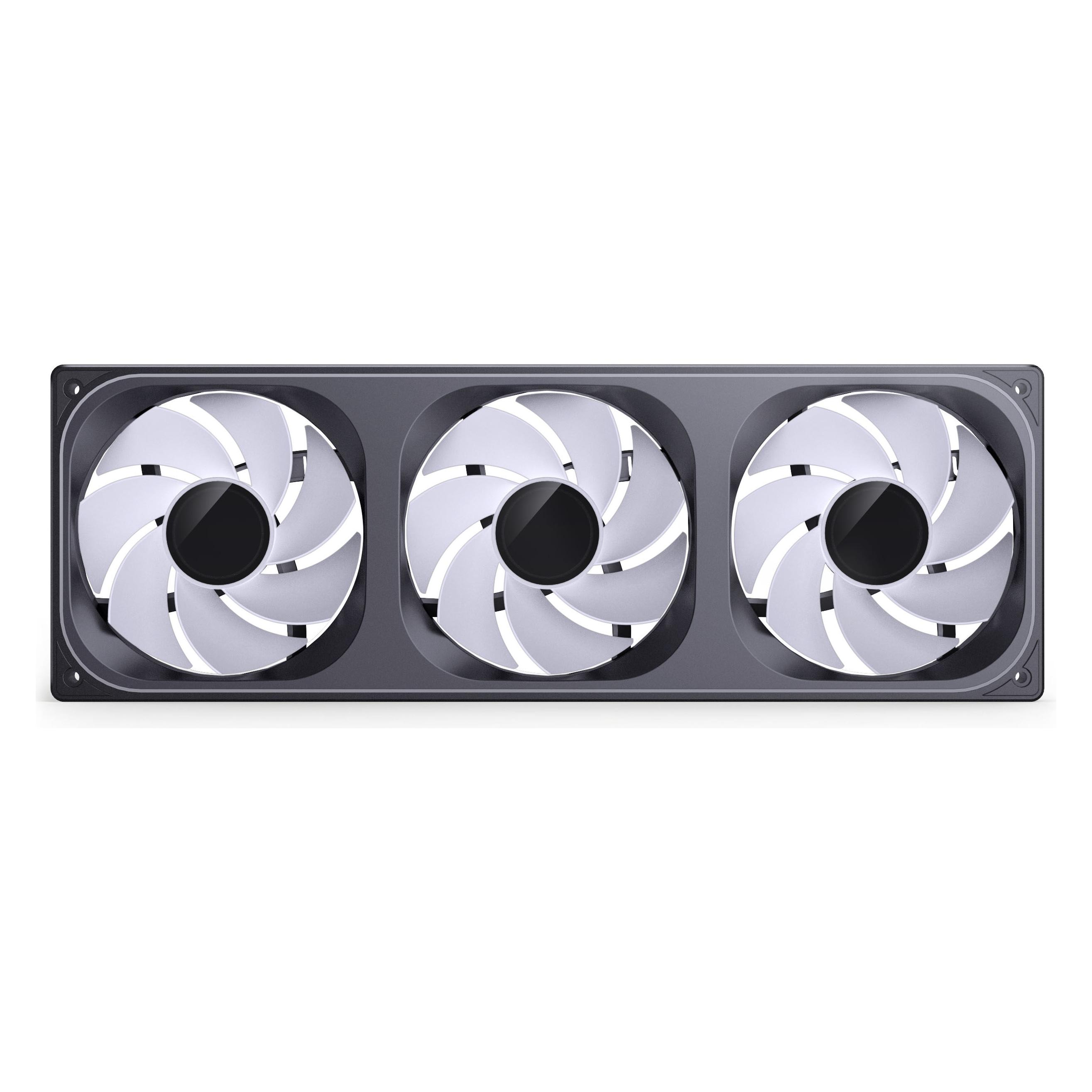 Jonsbo ZB-360 Lüfter, Reverse Blade, PWM, ARGB - 360mm, schwarz (3x) (ZB-360BR)