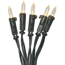 MARELIDA LED Lichterkette Pisello Weihnachtslichterkette 35 warmweiße LED 5,1m für Innen
