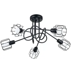 Kronleuchter BELUCI 5S schwarz