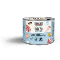 Macs Hund Puppy Huhn und Kalb Sparpaket 12 x 200g