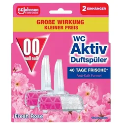 00 null null WC Aktiv Duftspüler »Fresh Rose« 2x 16 g rosa