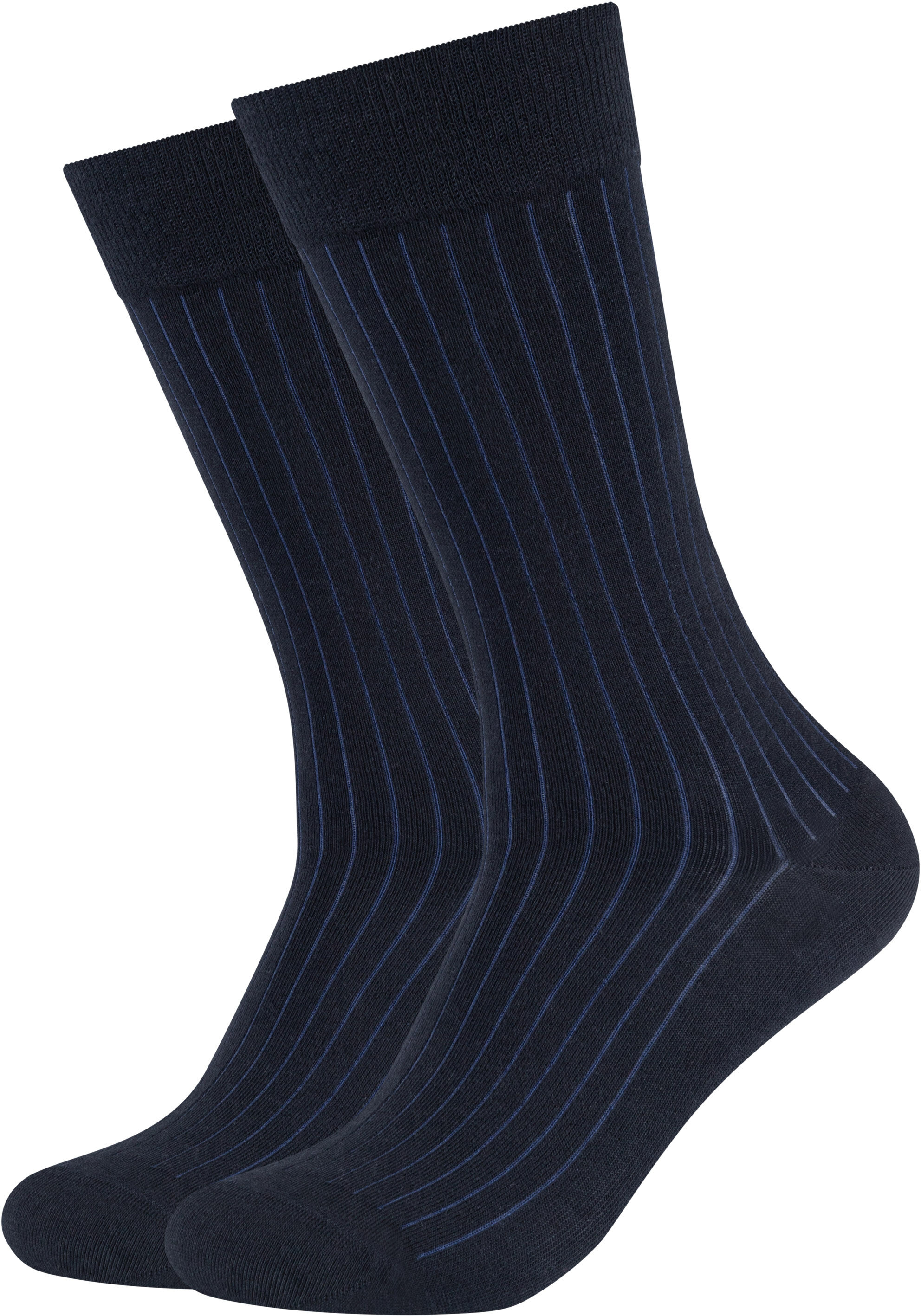 Joop! Socken JOOP "premium essentials", Herren, Gr. 43-46, blau (navy), Baumwollmischung, unifarben, Socken Socken, mit elastischem Bund navy 43-46