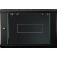 Wandgehäuse Dynamic Basic Serie - 600x450 mm (BxT), IT-Schrank schwarz, 7 Höheneinheiten