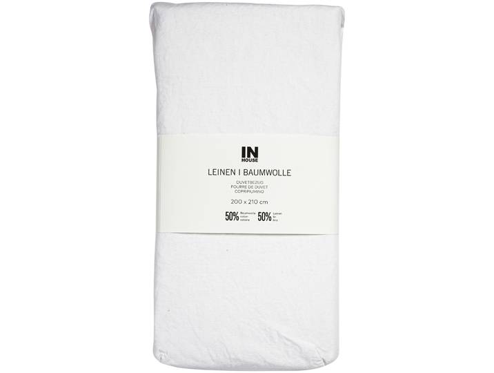 Inhouse Duvet Leinen Fifty-Fifty offwhite 200x210