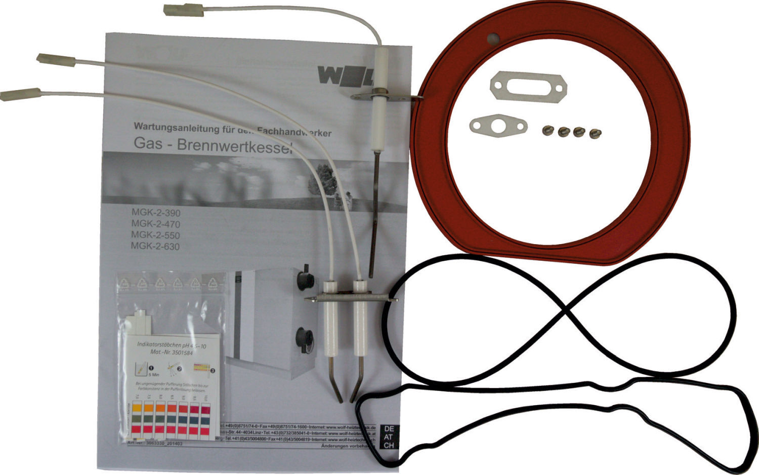 Wolf Mgk-2 kit d'entretien 8752022 pour 390/630, pour un entretien