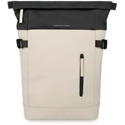 Kapten & Son Rucksack Aarhus cream black - 45