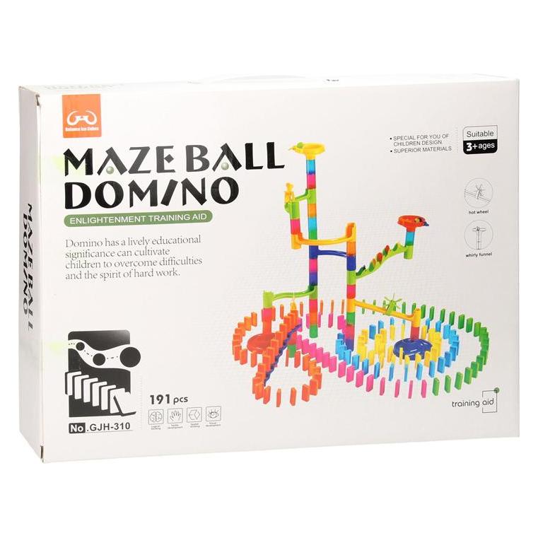 Murmelbahn- und Domino-Set, 191-tlg. (59339557)