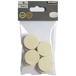 WAGNER design yourself Filzgleiter »EH 1231« 8 Stück weiß, 0.6 cm