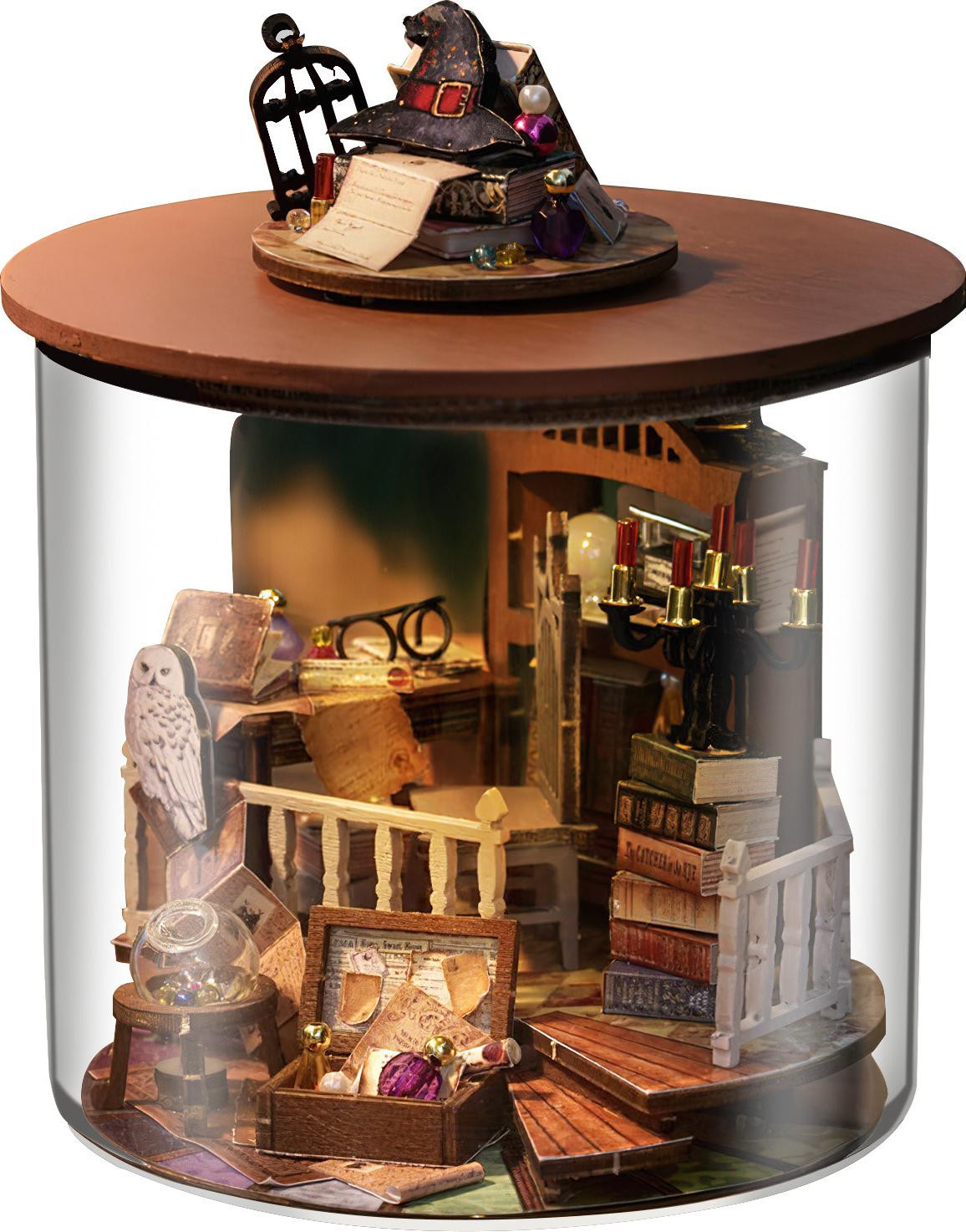 Traumflasche Zauberhaus 3D knutselset decoratief object