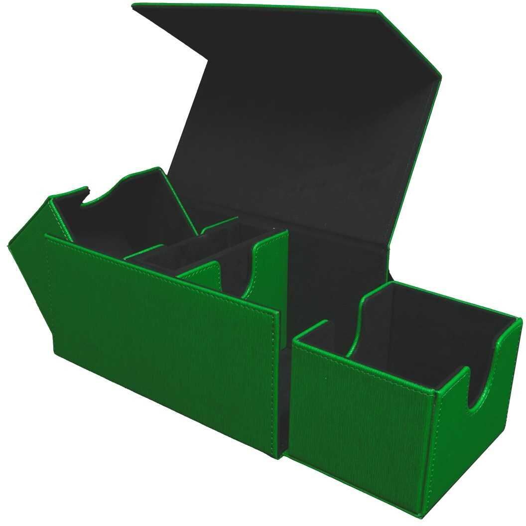 Legion Sentinel Duo - Green Card Deck Box for Two Decks, Ages 3+, by Legion Supplies