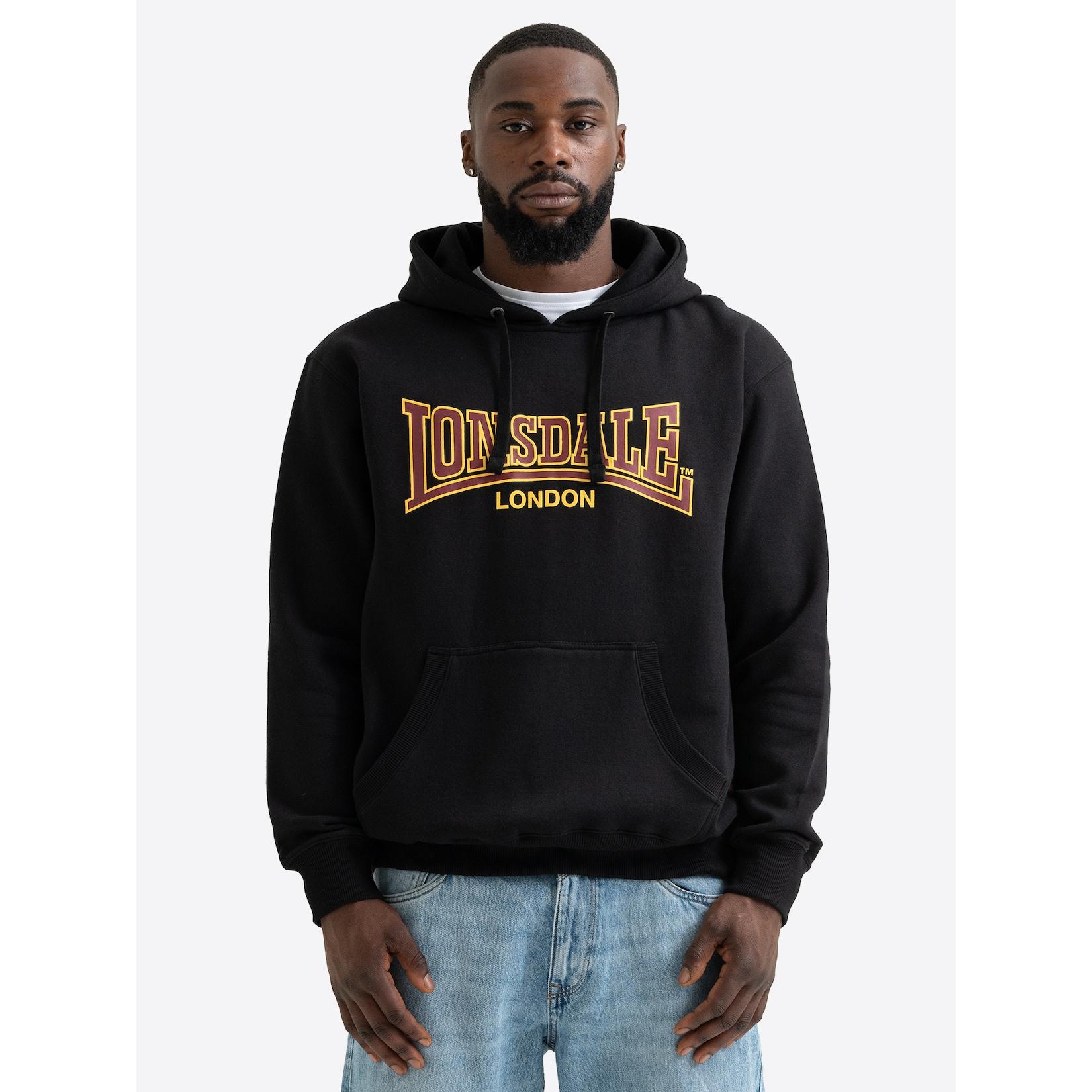 Lonsdale Herren Kapuzensweatshirt normale Passform SELLAN