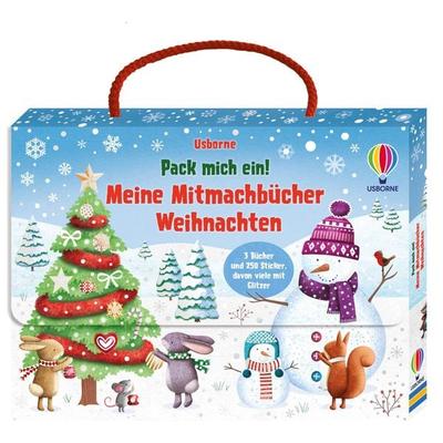 Pack mich ein! Meine Mitmachbücher: Weihnachten, Taschenbuch von , Usborne, 978-1-03-570220-6
