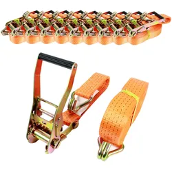 Baumarktplus 10x Spanngurte mit Ratsche Zurrgurt 2-tlg 10m 5t 5to 5000kg TÜV/GS
