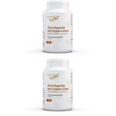 Zimt 500 mg+Zink+Chrom Kapseln 2x 2x100 St