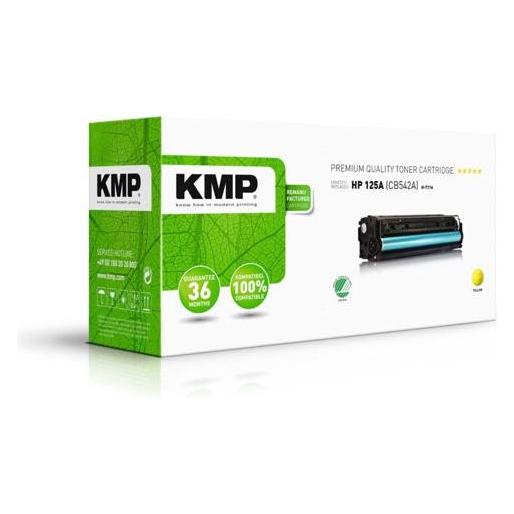 KMP Toner ersetzt HP125A (CB542A) (Y) (1216,0009)