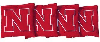 Skip's Garage Nebraska Cornhuskers Red Cornhole Bags