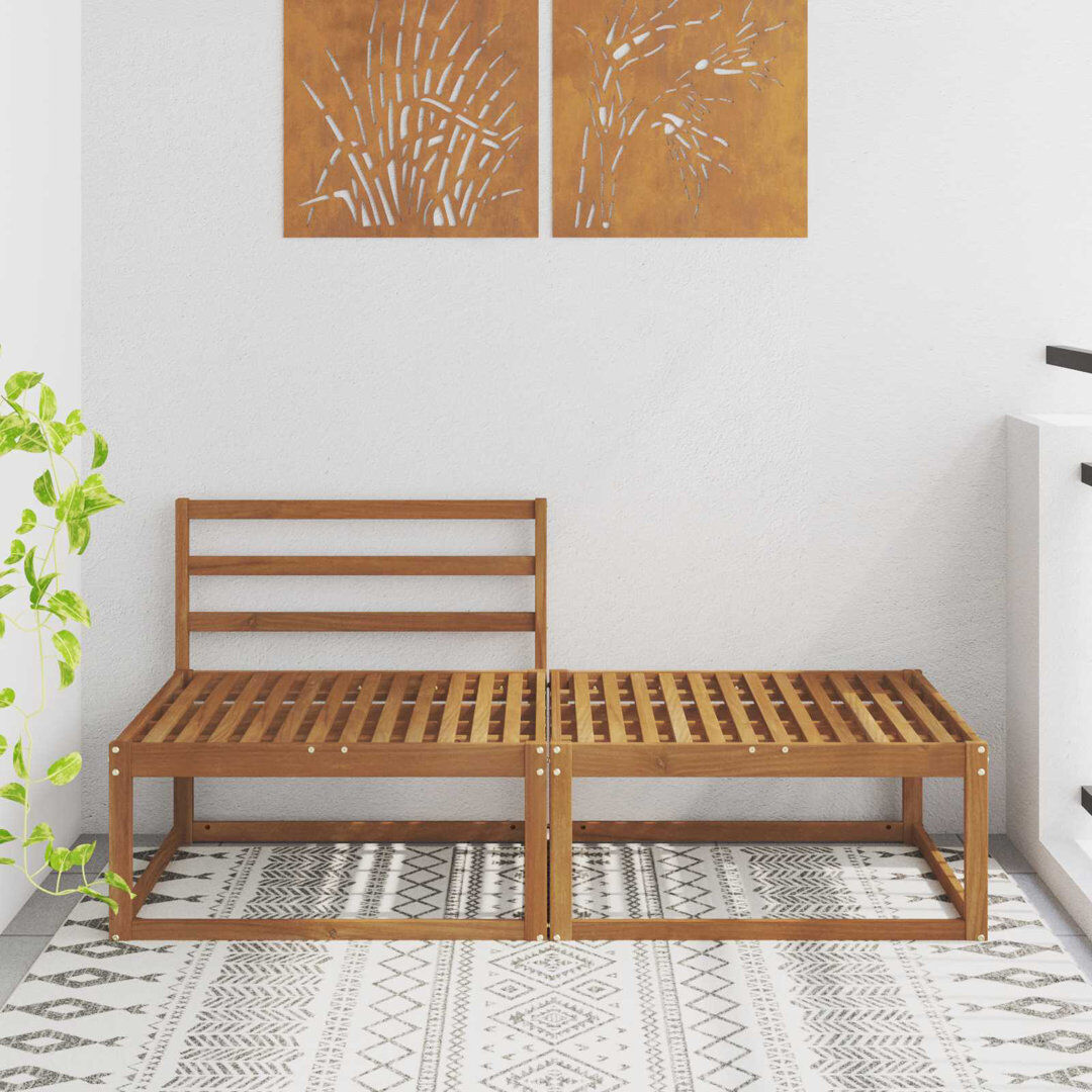 Norden Home 158cm Wide Patio Sectional 73cm H X 158cm W X 83cm D