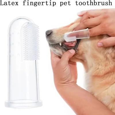 Useful Little Things Super Soft Silicone Pet Finger Toothbrush For Dogs And Cats 20 Pcs