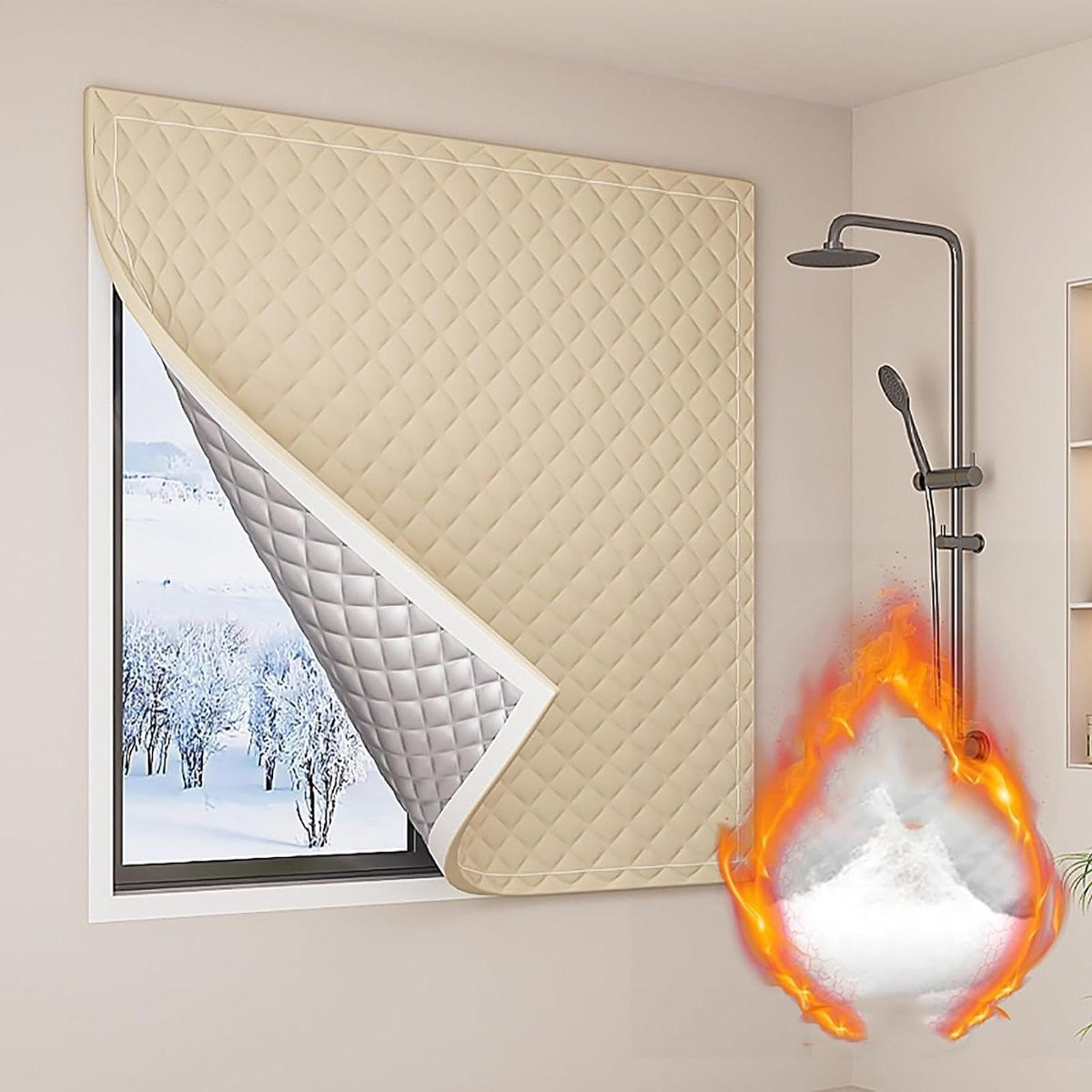 Wit vierlaags isolatiemateriaal voor ramen - Warmtefolie voor energiebesparing