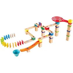 Hape Murmelbahn mit Domino rasant, mehrfarbig