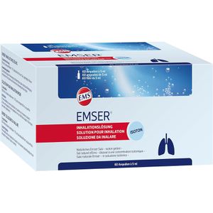 Emser Inhalationslösung Salz Isoton, Einzeldosis-Ampullen, isotonische Lösung, 5 ml, 60 Stück