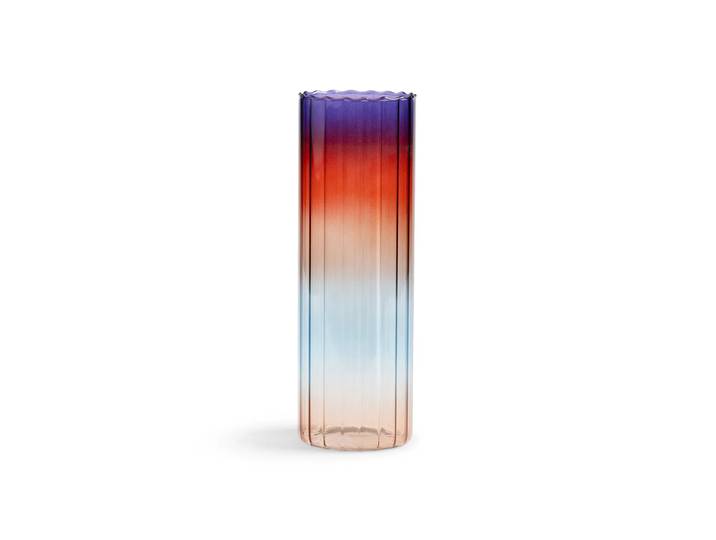 &klevering - Gradient Evening Vase 24 x Ø 8 cm, multicolor