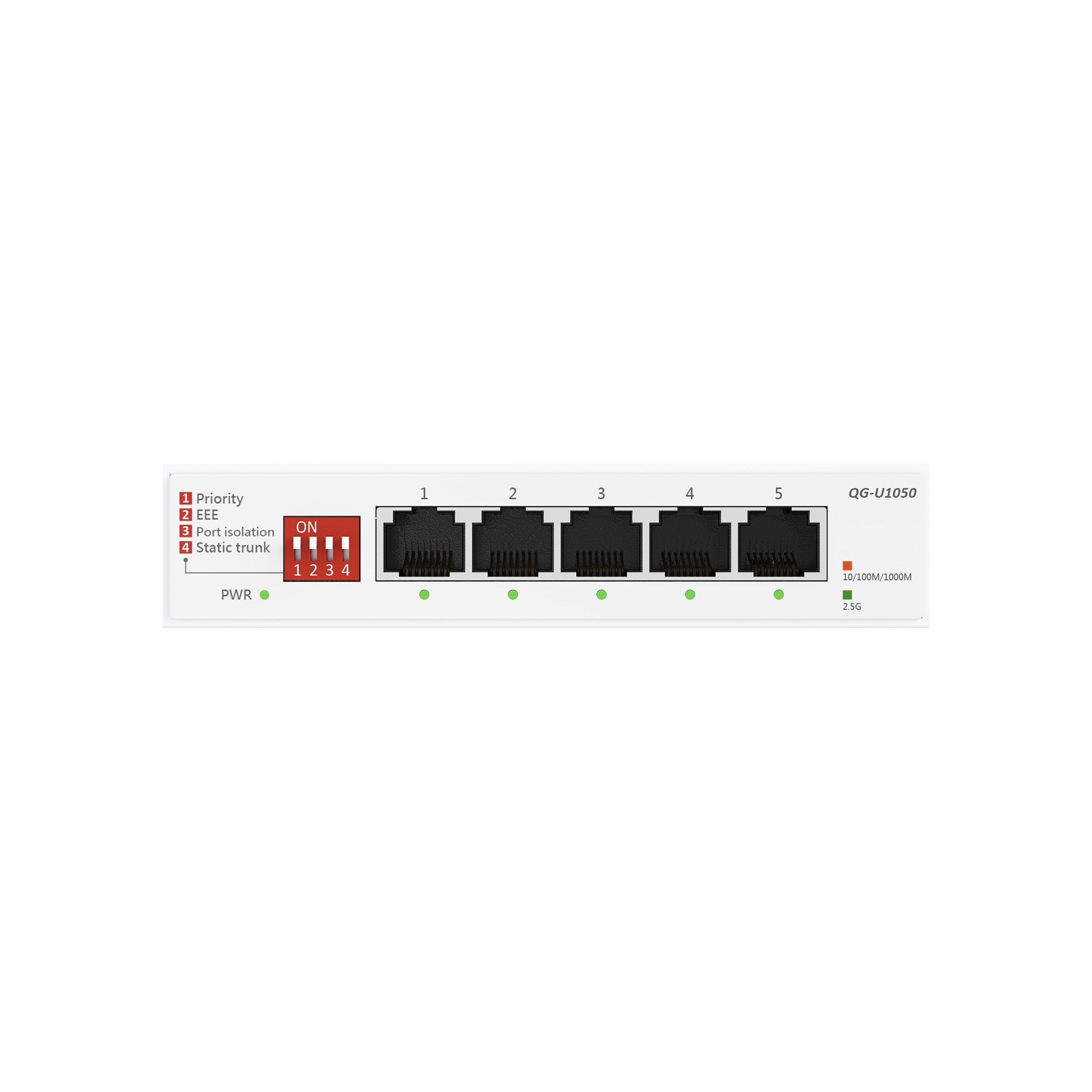 ASUS QG-U1050 5 Gigabit Port Switch unmanaged