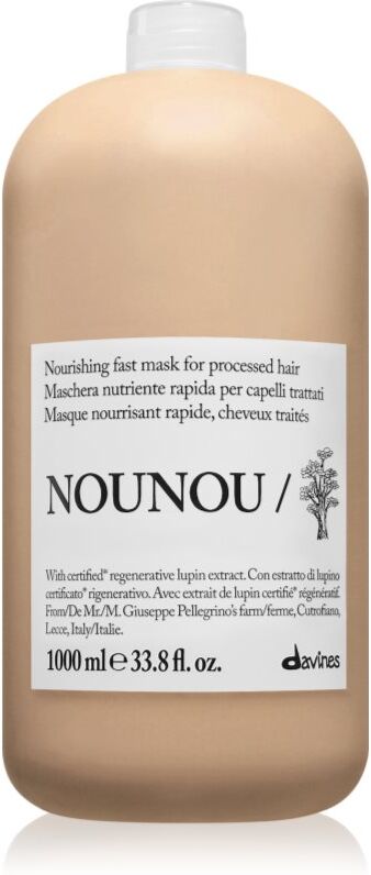 Davines NouNou Nourishing Mask masque nourrissant pour cheveux fragiles 1000 ml