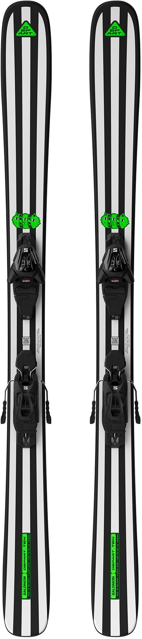 Salomon  - Pack Ski L Départ Ten - 143 + L L6 Gw 90 Black Silver - Ski