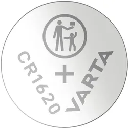 Batterien Knopfzelle CR1620, 1 Stück, Lithium Coin, 3V, kindersichere Verpackung, für elektronische Kleingeräte - Autoschlüssel, Fernbedienungen, Waagen