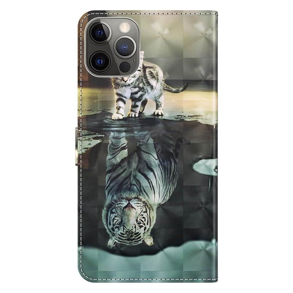 Cover-Discount iPhone 15 Pro Max - Etui Glitzer Effekt Katze (Apple iPhone 15 Pro Max) (660155096A)