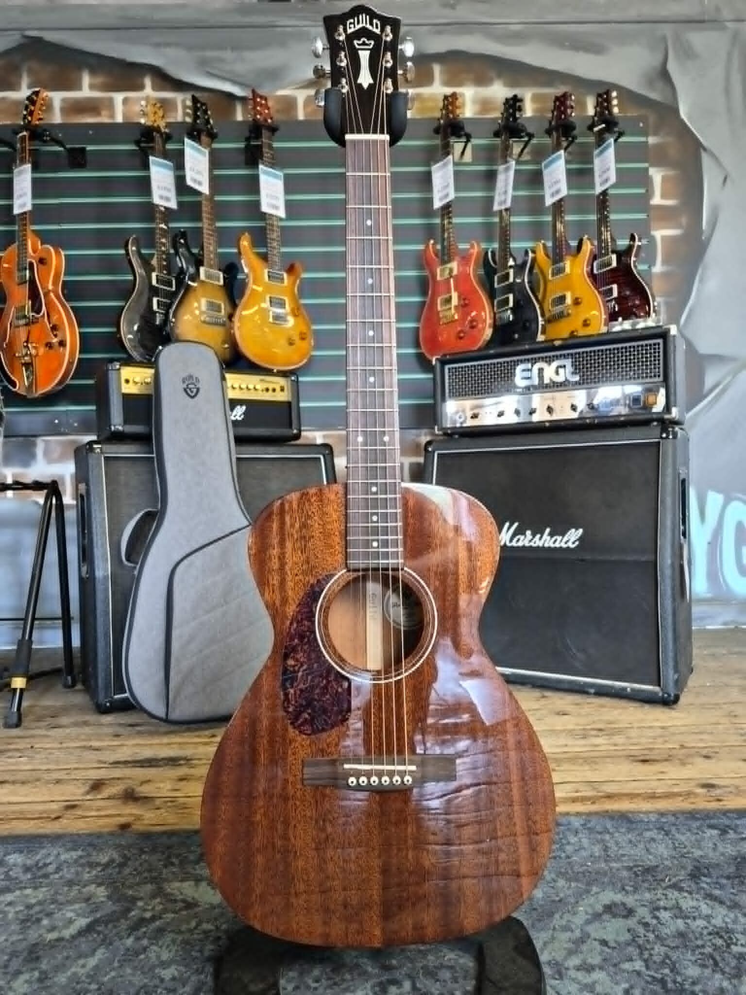 Guild M-120L Natural Gloss 2022 Concert Acoustic Guitar   Natural Gloss - Refurbished