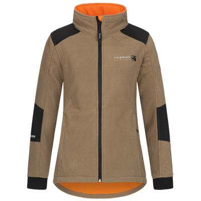 Outdoorjacke DEPROC ACTIVE "CANADA Women", Damen, Gr. 44L, braun, Web, 96% Polyester, 4% Elasthan, regular fit hüftbedeckend, mit Daumenlöchern,mit Schneefang,mit verstellbarem Klettverschluss, Jacken Outdoorbekleidung Outdoorjacke Übergangsjacke,...
