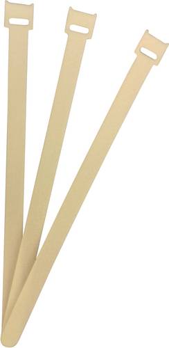 FASTECH Klettkabelbinder zum Bündeln Haft- und Flauschteil (L x B) 250mm x 13mm Weiß 100St.
