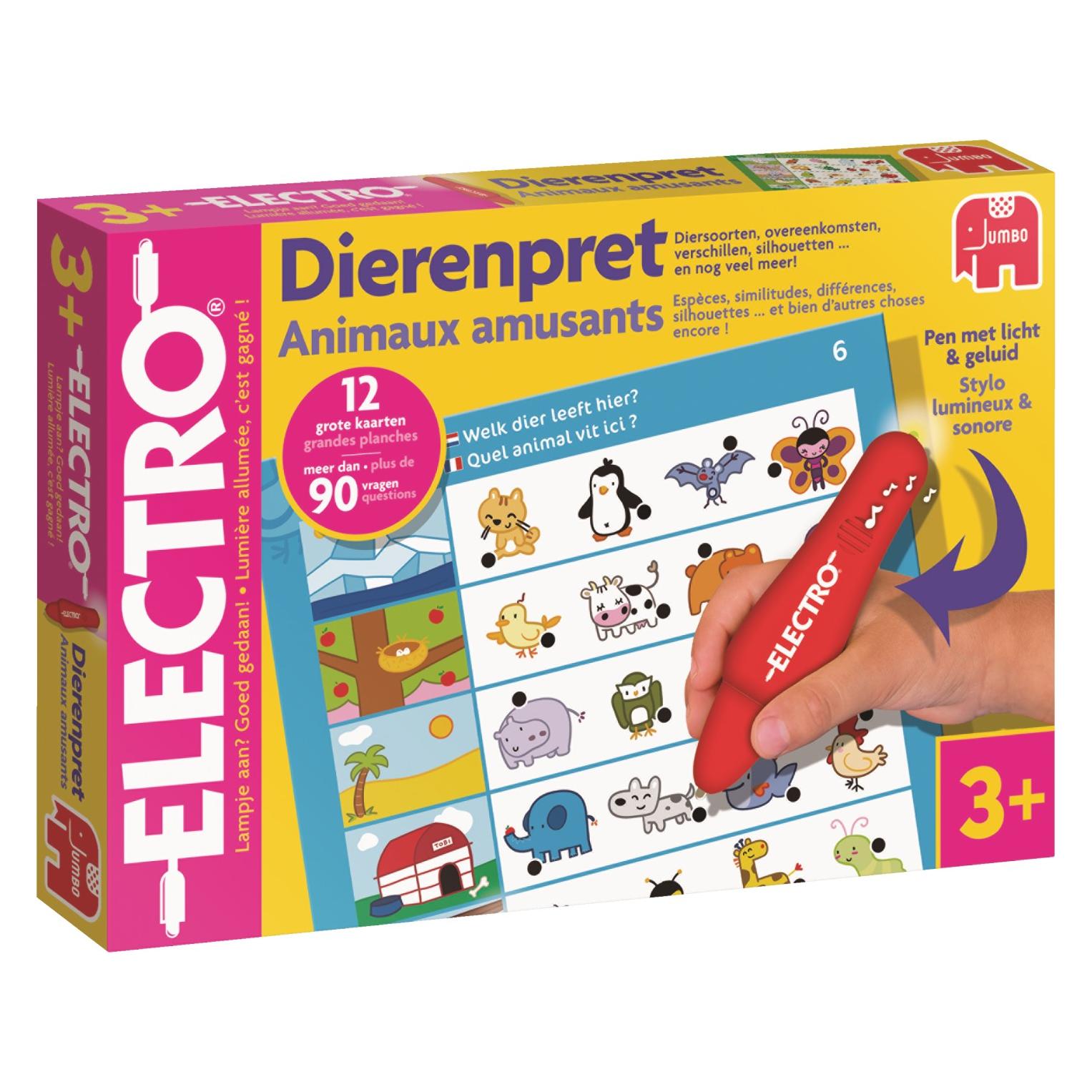 Jumbo Electro-Wonderpen Tiere (Französisch, Niederländisch) (19560)