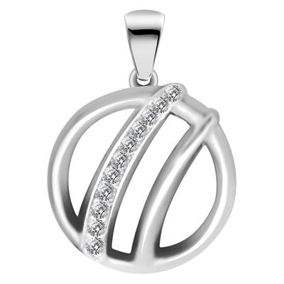 Kettenanhänger ADELIA´S "Anhänger aus 925 Silber mit Zirkonia", silber, Schmuckanhänger, Damen, Silber 925 (Sterlingsilber), Kettenanhänger, Schöne Geschenkidee zum einfach so