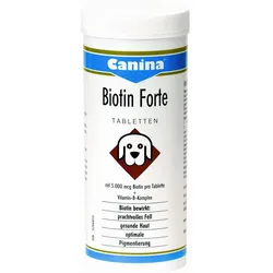 Canina Pharma Biotin Forte Tabletten 200g Ergänzungsfuttermittel für Hunde