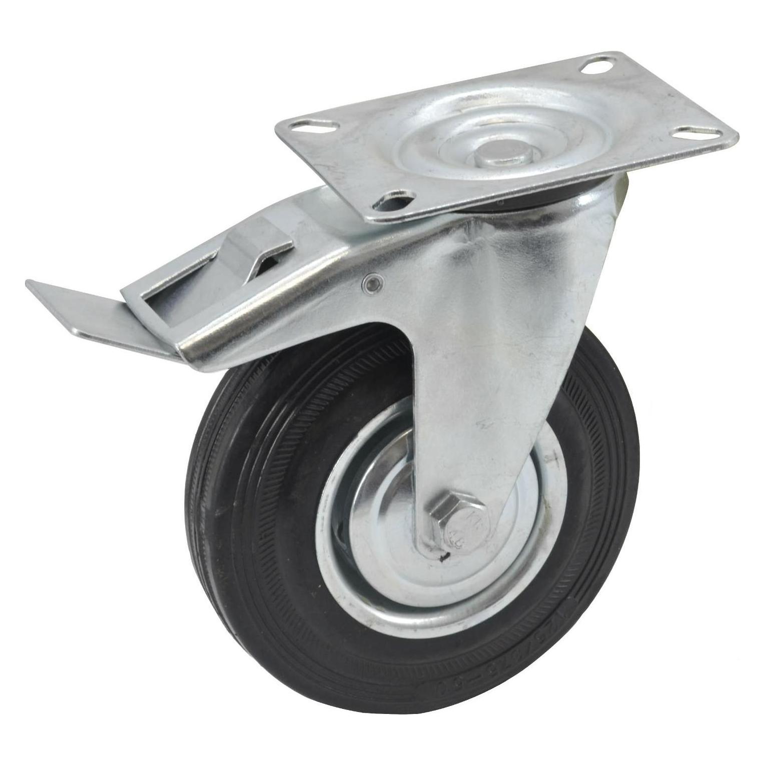 Awtools Schwarze Gummi-Schwenkradbremse (52858897)