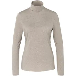 Tchibo - Rollkragenshirt - Damen - Gr. S - taupe