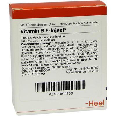 Biologische Heilmittel Heel GmbH VITAMIN B6 INJEEL Ampullen 10 St 01894838