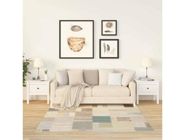 vidaXL Beistelltisch vidaXL Beistelltische 2 Stk. Weiß 50x50x49 cm Massivholz Kiefer