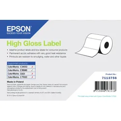 Epson High Gloss Label Selbstklebendes Druckeretikett