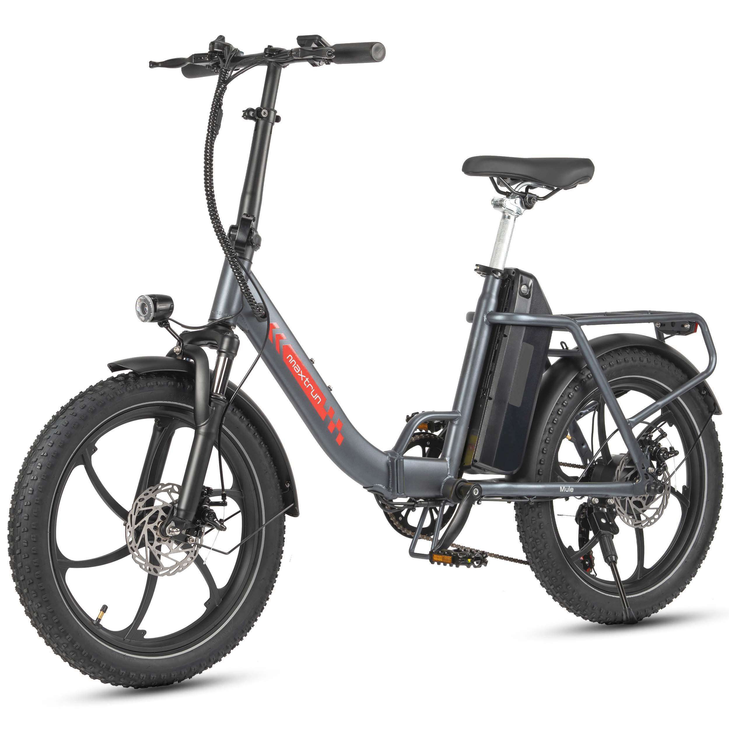 Draixcor E-Bike Klapprad 20 Zoll faltbar, 48V 20Ah 960Wh, bis 150 km, 250W Heckmotor, Shimano 7-Gang, Scheibenbremsen, Tiefeinstieg, Pedelec Citybike