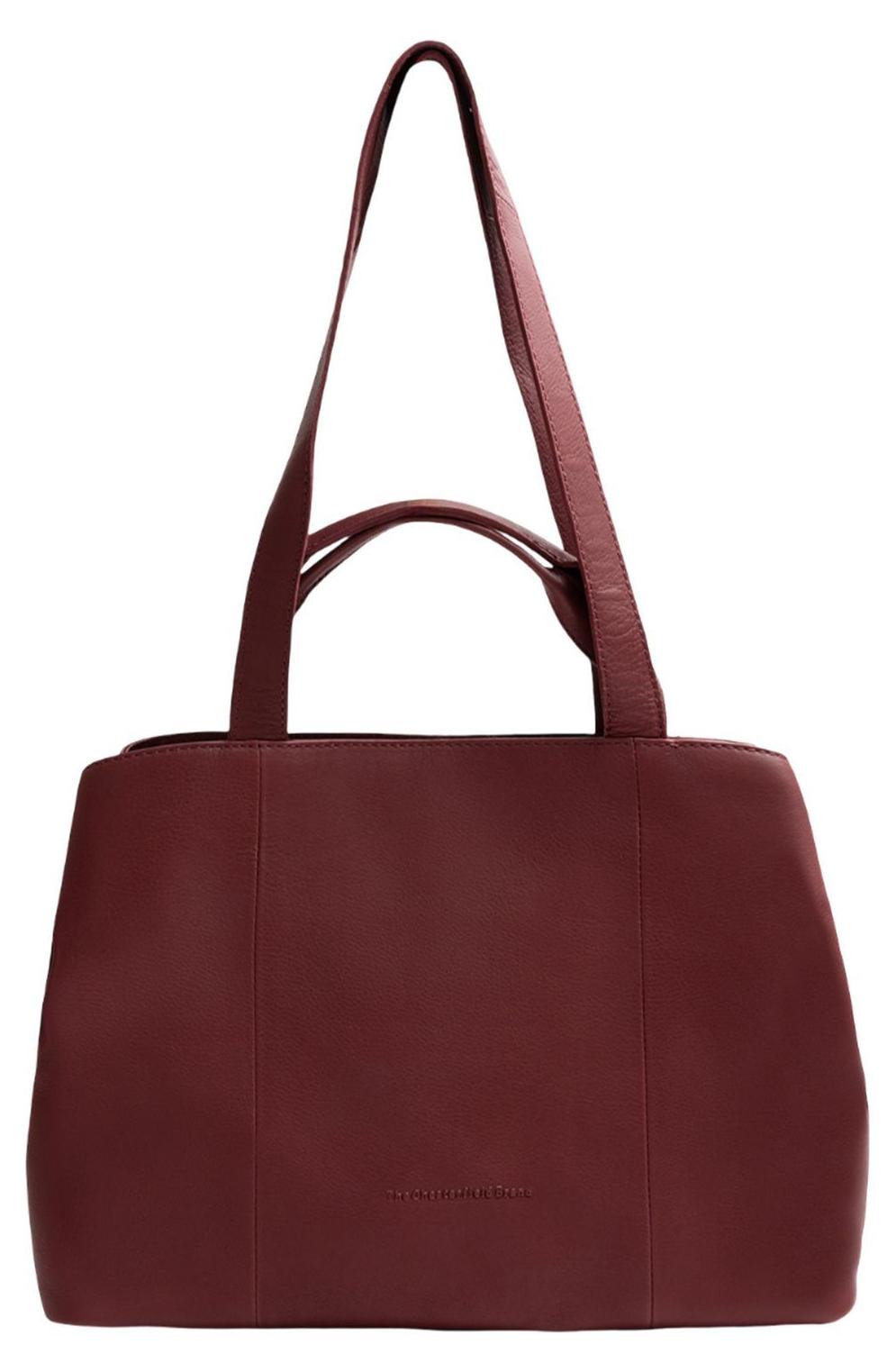 The Chesterfield Brand Schultertasche Handtasche Nerissa Shoulderbag Berry weinrot