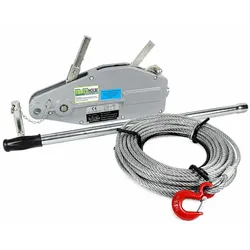 Baumarktplus Seilzug 800kg Greifzug Seilwinde Forstseilwinde Offroad Winde 0,8 t to 20m Seil