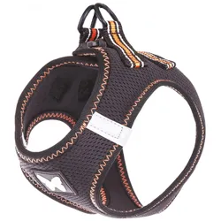 Martin Sellier Trio Hundegeschirr aus Mesh (Hund, Spazieren), Halsband + Leine