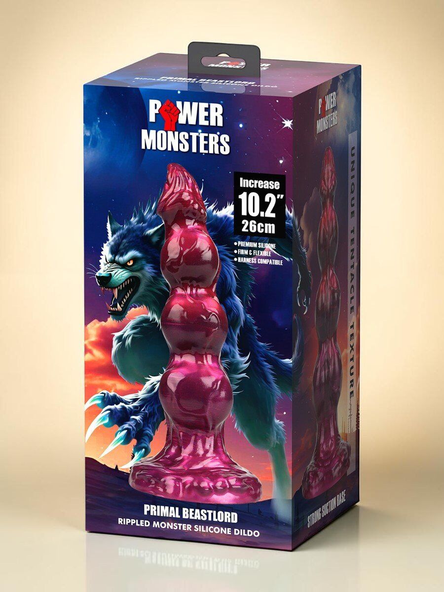 Power Monsters Dildo texturé 26 cm