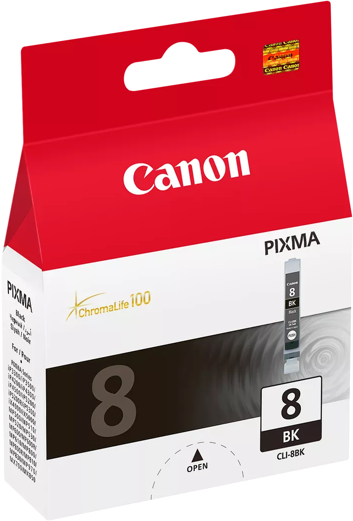 CLI‑8BK Black Ink Cartridge – 0620B001 (Original Canon)