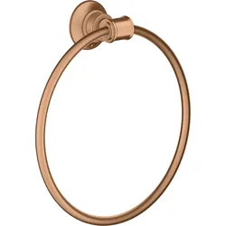 hansgrohe AXOR Montreux Handtuchring, 42021140, Farbe: Brushed Bronze